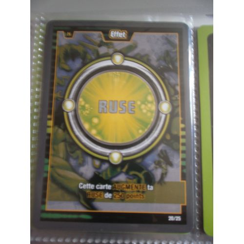 Carte A Jouer Ben 10 Alien Aventures - Effet Ruse 20/25