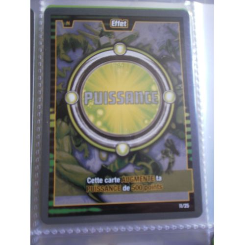 Carte À Jouer Ben 10 Alien Aventures : Effet Puissance N 11/25