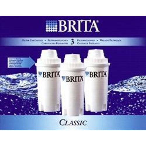 Brita Classic - Filtre à eau - pour pichet filtre à eau (pack de 3)