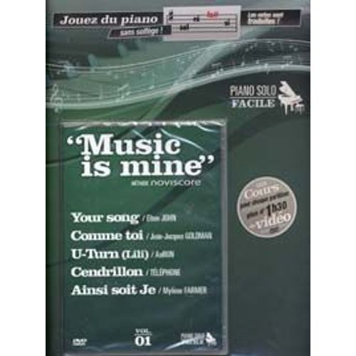 Music Is Mine Methode De Piano Facile + Dvd