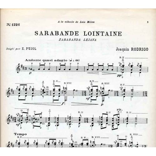 Sarabande Lointaine