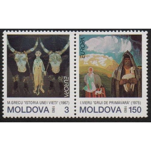 Moldavie Timbres Europa 1993