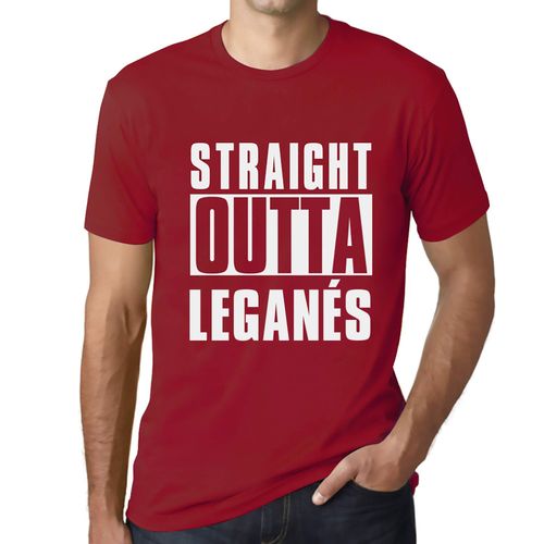 Homme Tee-Shirt Tout Droit Sorti De Leganés - Straight Outta Leganés - T-Shirt Graphique Éco-Responsable Vintage Cadeau Nouveauté