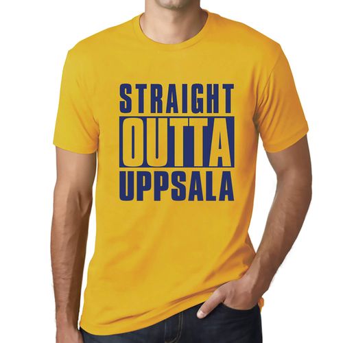 Homme Tee-Shirt Tout Droit Sorti D'uppsala - Straight Outta Uppsala - T-Shirt Graphique Éco-Responsable Vintage Cadeau Nouveauté