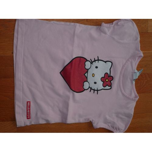 T-Shirt Hello Kitty Rose 8 Ans