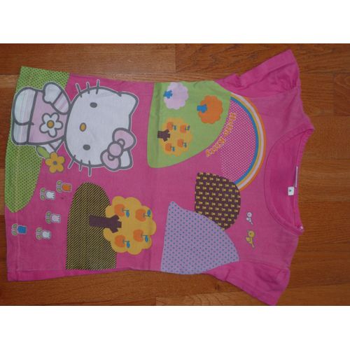 T-Shirt Hello Kitty Rose 8 Ans