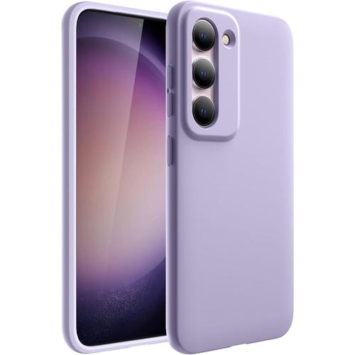 Coque Fine Pour Samsung Galaxy S23+ / S23 Plus 5g 6,6 Pouces, ¿¿Tui Doux Tpu Housse Mince Avec Finition Mat, Antichoc (Lilas)