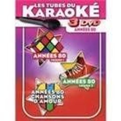 Les Tubes Du Karaoké:Années80 /Vol.1-Années80 /Vol.2-Années80 Chansons D'amour (Coffret De 3 Dvd)