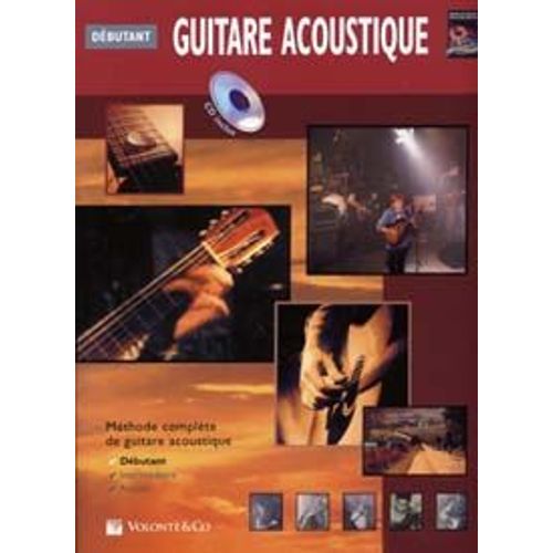 Guitare Acoustique Debutante: Beginning Acoustic Guitar (French Language Edition), Book & Cd