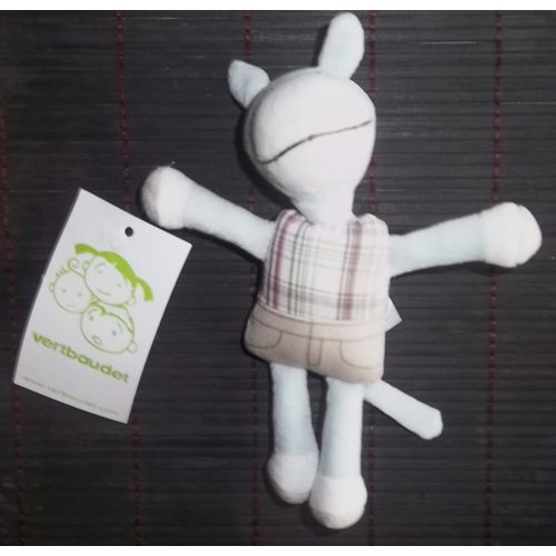 Doudou Ane Vertbaudet Vert Baudet Garcon Beige Clair