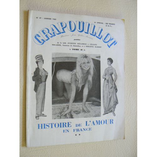 Crapouillot Hors-Série  N° 47/1960 : Histoire De L' Amour En France Tome 2