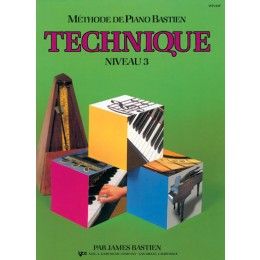 Méthode De Piano Bastien : Technique, Niveau 3