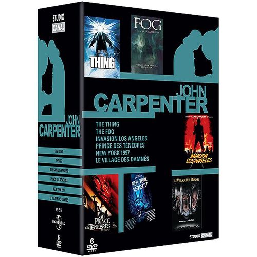 John Carpenter - Coffret : Fog + Invasion Los Angeles + New York 1997 + Prince Des Ténèbres + The Thing + Le Villlage Des Damnés