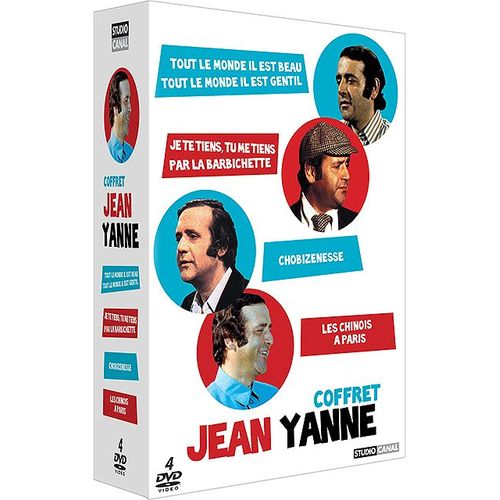 Coffret Jean Yanne - Tout Le Monde Il Est Beau, Tout Le Monde Il Est Gentil + Les Chinois À Paris + Chobizenesse + Je Te Tiens, Tu Me Tiens Par La Barbichette