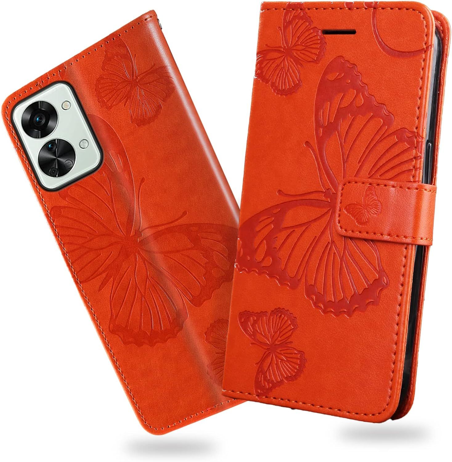 Coque Pour Oneplus Nord 2t 5g, Papillon Imprim Housse En C...