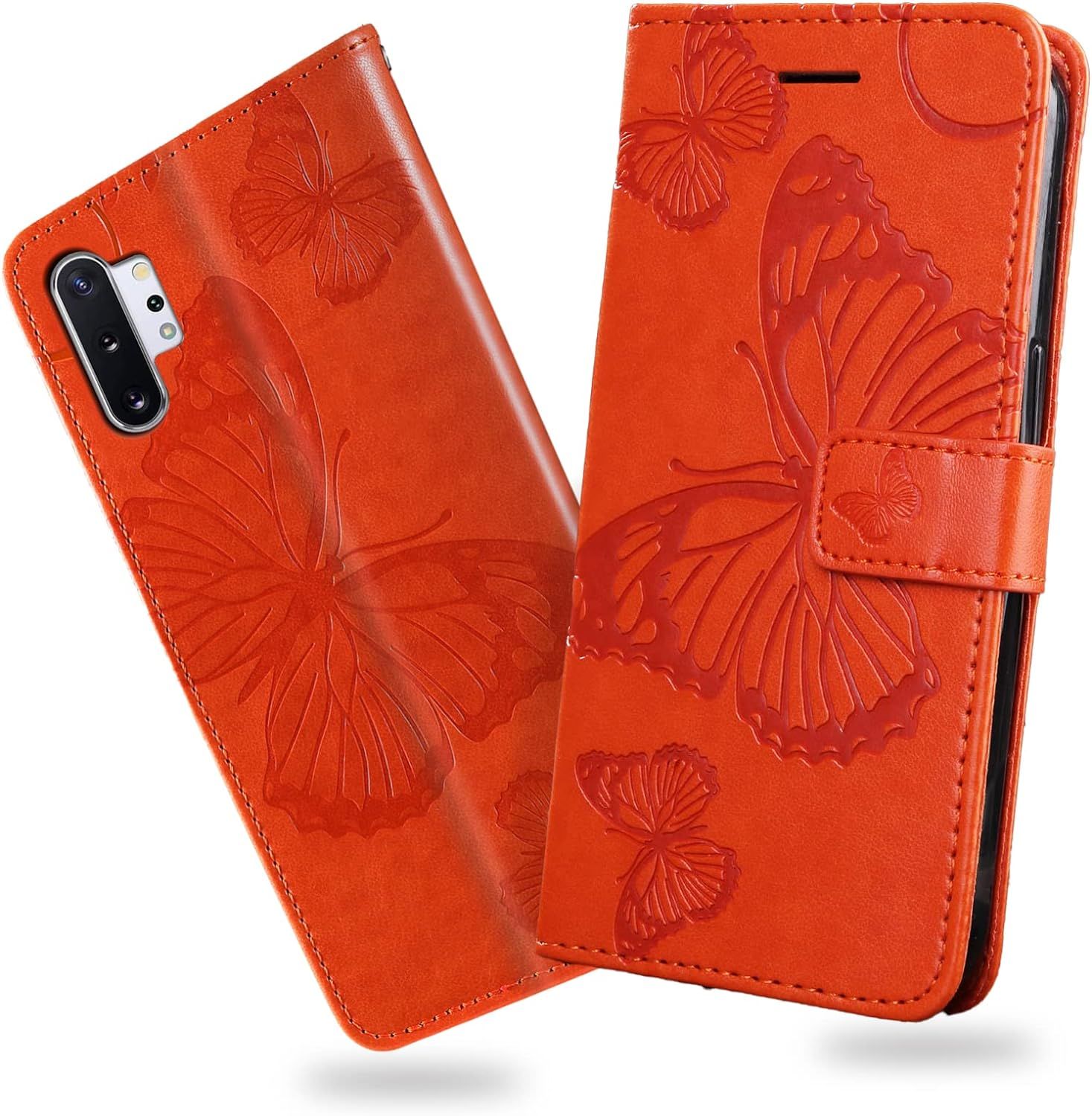 Coque Pour Galaxy Note 10 Plus/Galaxy Note 10 Plus 5g, Papil...