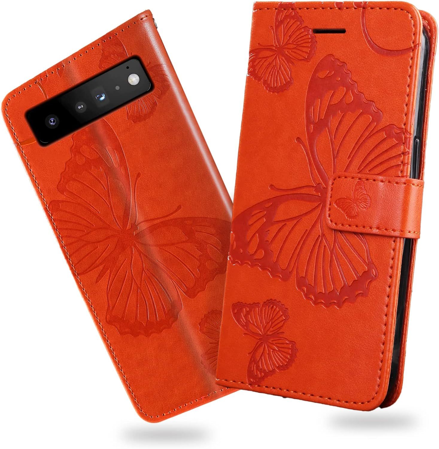 Coque Pour Google Pixel 6 Pro, Papillon Imprim Housse En C...