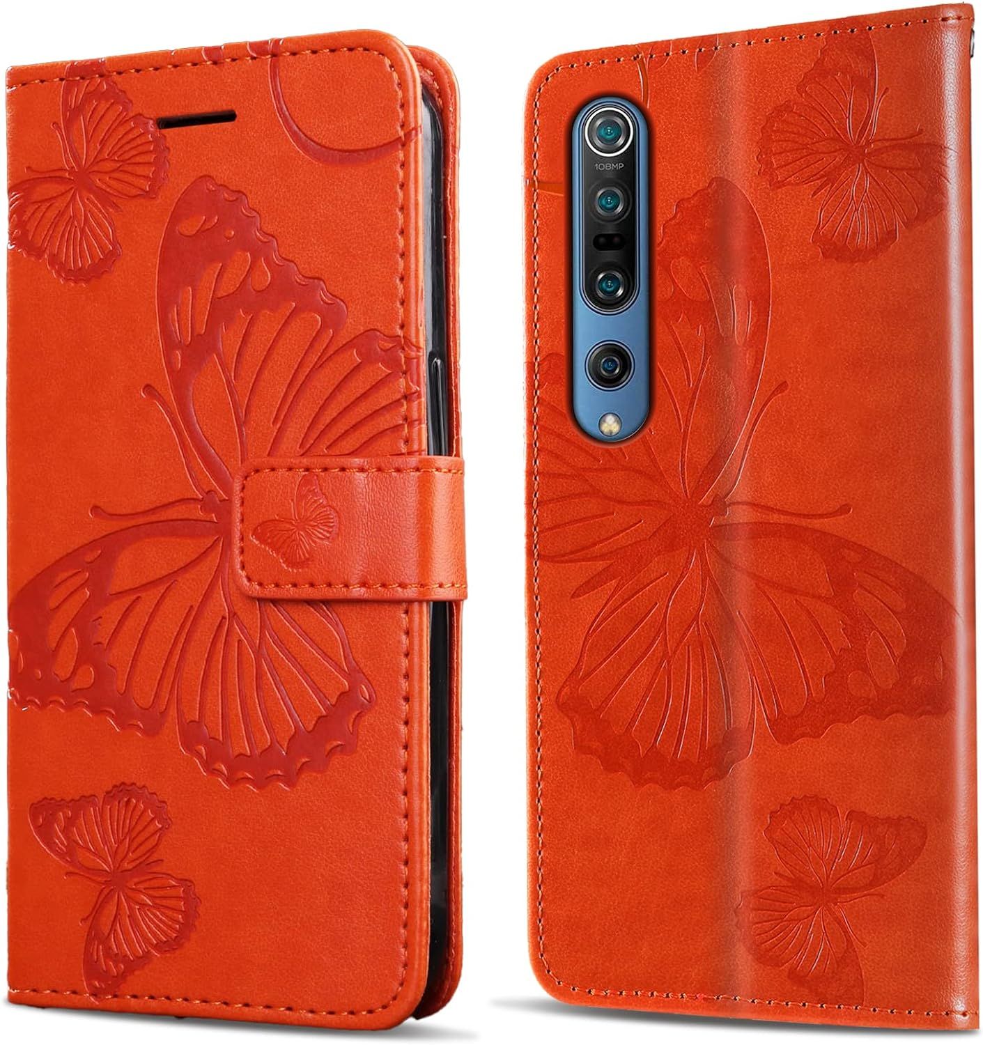 Coque Pour Xiaomi Mi 10 / Mi 10 Pro, Papillon Imprim Houss...