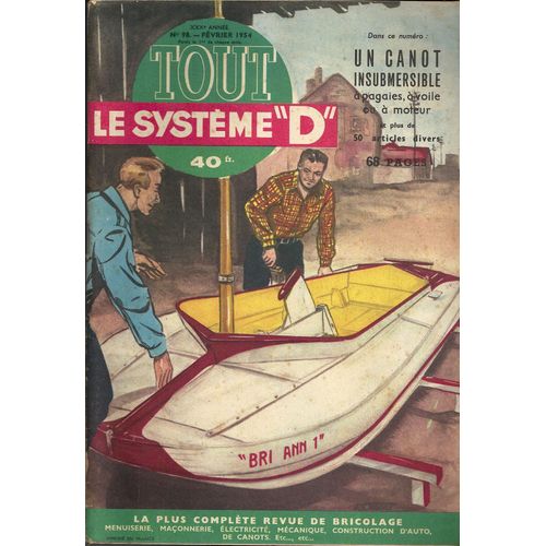 Tout Le Système "D"  N° 98 : Un Canot Insubmersible