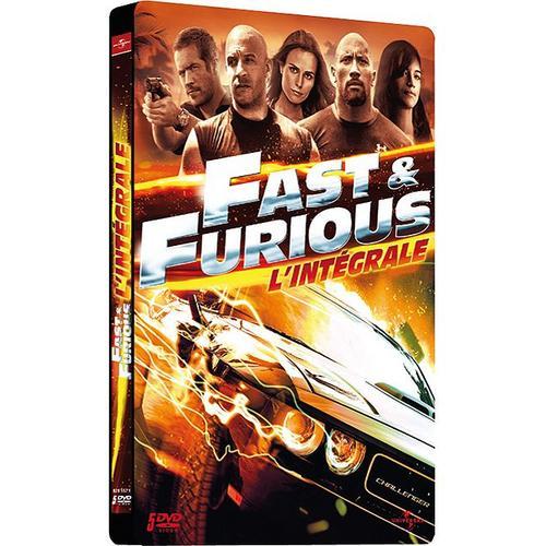 Fast And Furious - L'intégrale 5 Films - Pack Collector Boîtier Steelbook