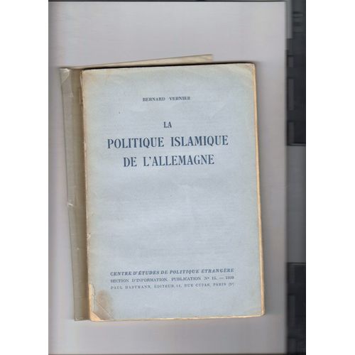 La Politique Islamique De L'allemagne