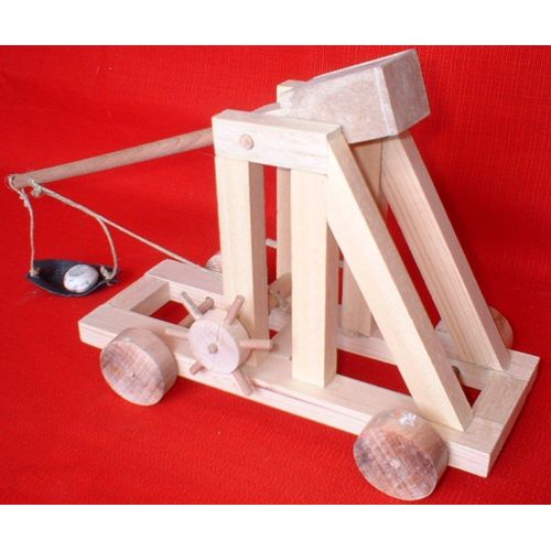 Maquette Médiévale De Petit Trébuchet