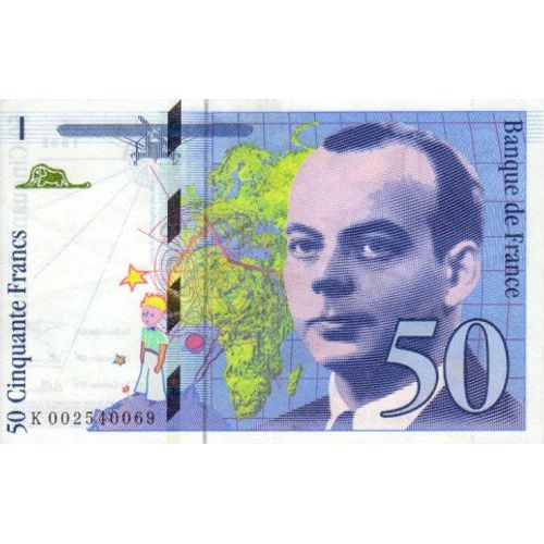 50 Francs Saint Exupery