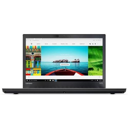 Lenovo ThinkPad T470, Intel® Core? i5 de 6eme génération, 2,4 GHz, 35,6 cm (14"), 1920 x 1080 pixels, 8 Go, 512 Go