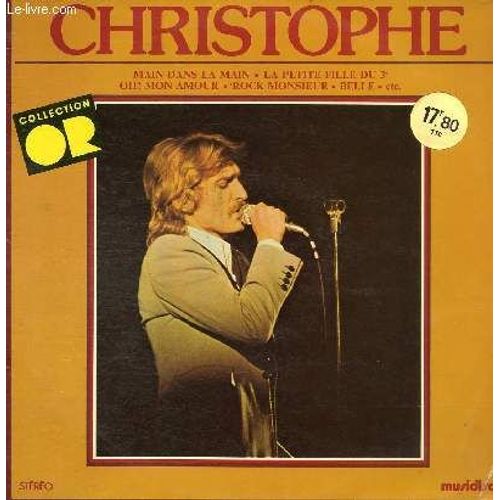 Disque Vinyle 33t Main Dans La Main, La Petite Fille Du 3e, Mere Tu Es La Seule, Fait Chaud Ce Soir, Mes Passageres, Oh Mon Amour, Rock Monsieur, Goodbye Je Reviendrai, Belle, La Vie C4est ...