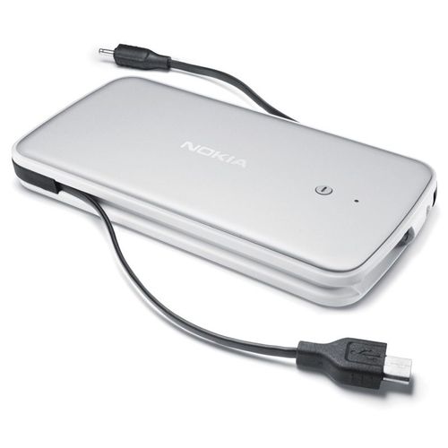 Nokia Dc-11 - Banque D'alimentation + Adaptateur Secteur - 1500 Mah - 2 Connecteurs De Sortie (Prise Cc 2 Mm, Micro-Usb Type A) - Pour Nokia 500, 5500, 6600, 67xx, 70x, C3, E6, E90, N810, Oro...