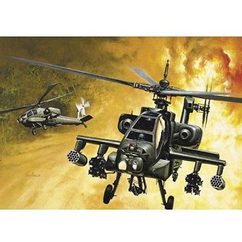 Maquette Hélicoptère : Ah-64a Apache-Italeri