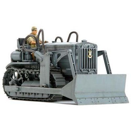 Maquette Bulldozer Komatsu G40 Avec Figurine-Tamiya