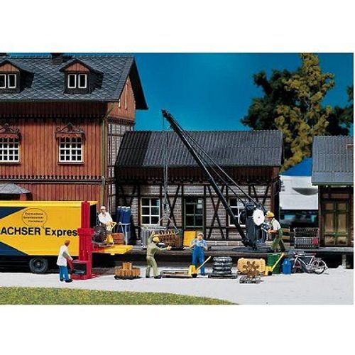 Modélisme Ferroviaire Ho - Grue De Chargement-Faller