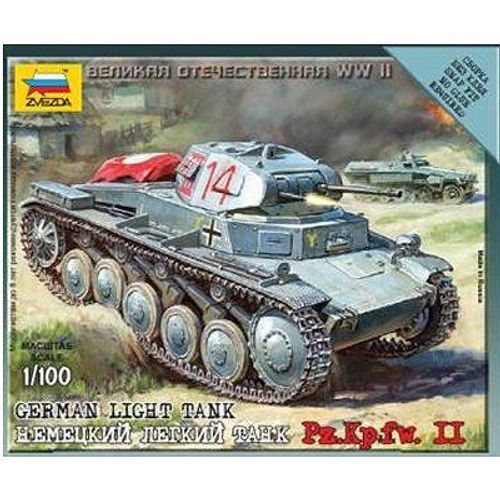 Maquette Char : German Panzer Ii-Zvezda