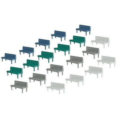 Modélisme Accessoires De Décor Ho - Mobilier : Bancs-Faller
