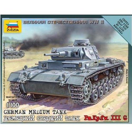 Maquette Char : Tank Panzer Iii Allemand-Zvezda
