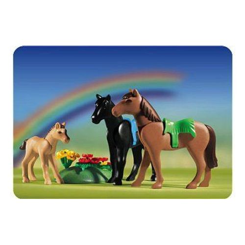 Playmobil 3114 - Chevaux Et Poulain