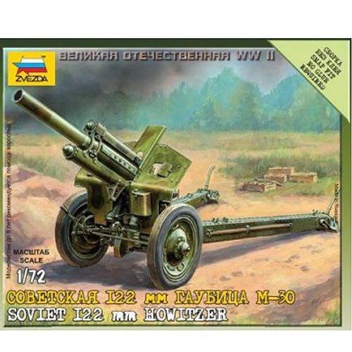 Maquette Obusier Soviétique M30 122mm-Zvezda