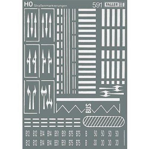 Modélisme Accessoires De Décor Ho - Signalisation Routière-Faller