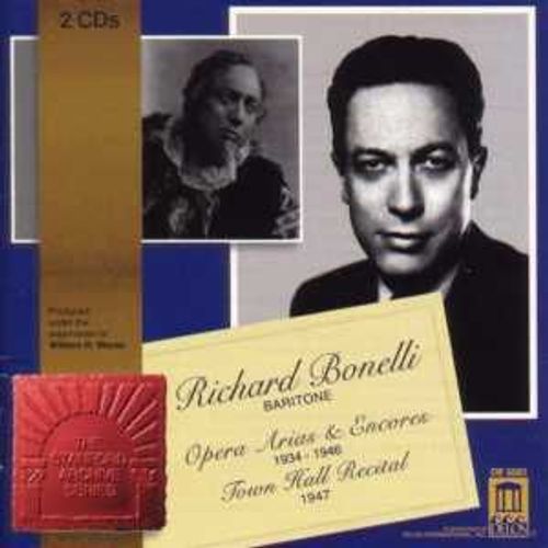 Ambroise Thomas - Michel Carre - Jules Barbier Opera Arias (Baritone): Bonelli, Richard - Ambroise, T. / Massenet, J. / Gounod, C.-F. / Giordano, U. / Verdi, G. / Wagner, R. (1934-1946)