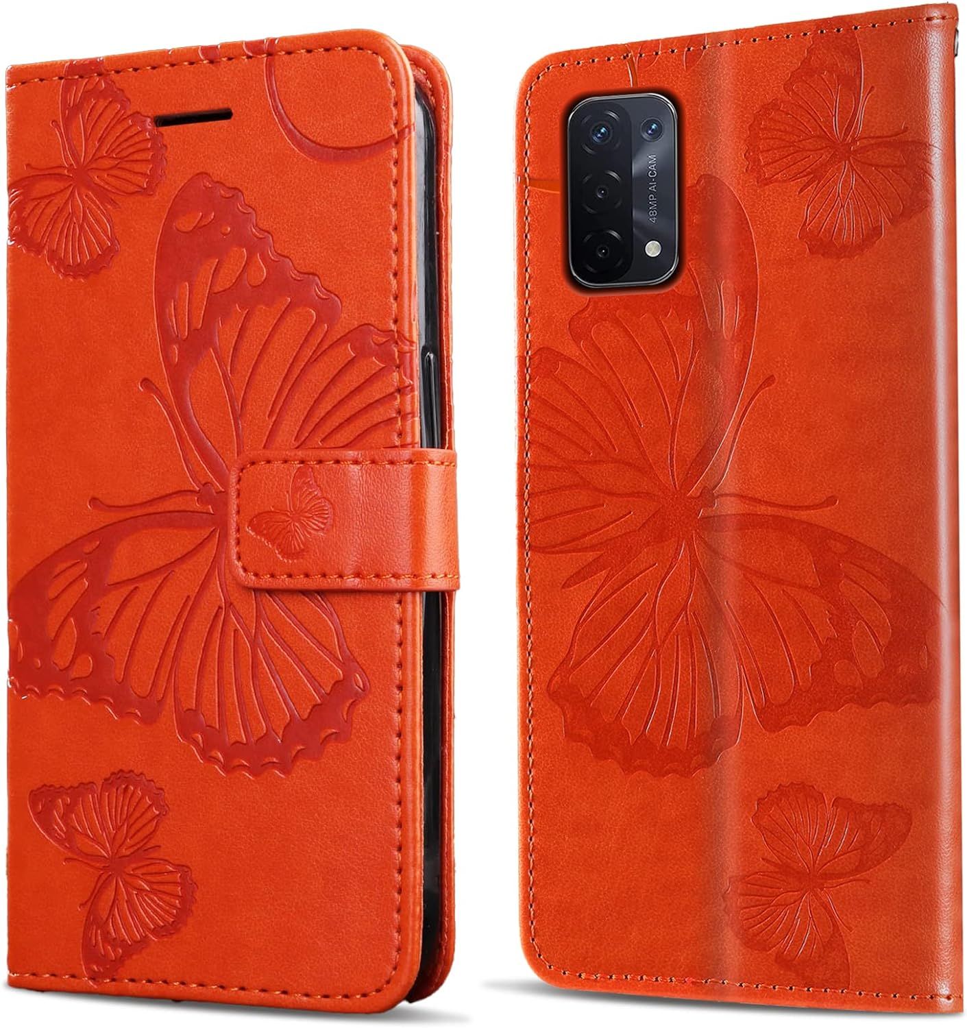Coque Pour Oppo A74 5g / Oppo A93 5g / Oppo A54 5g, Papillon...