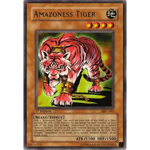 Carte Yu-Gi-Oh! // Amazoness Tiger // Mfc-063 // Rare // Anglais