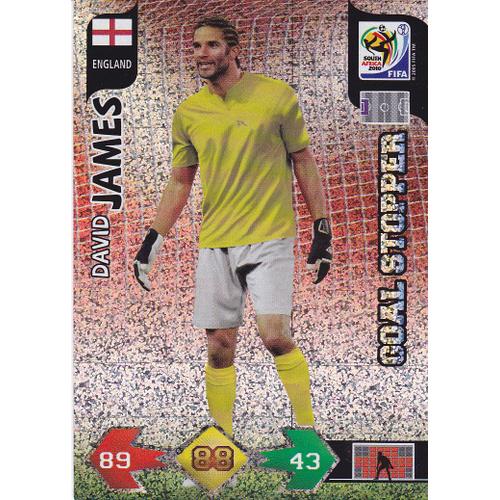 Panini Adrenalyn Xl Coupe Du Monde 2010  David James Goal Stopper