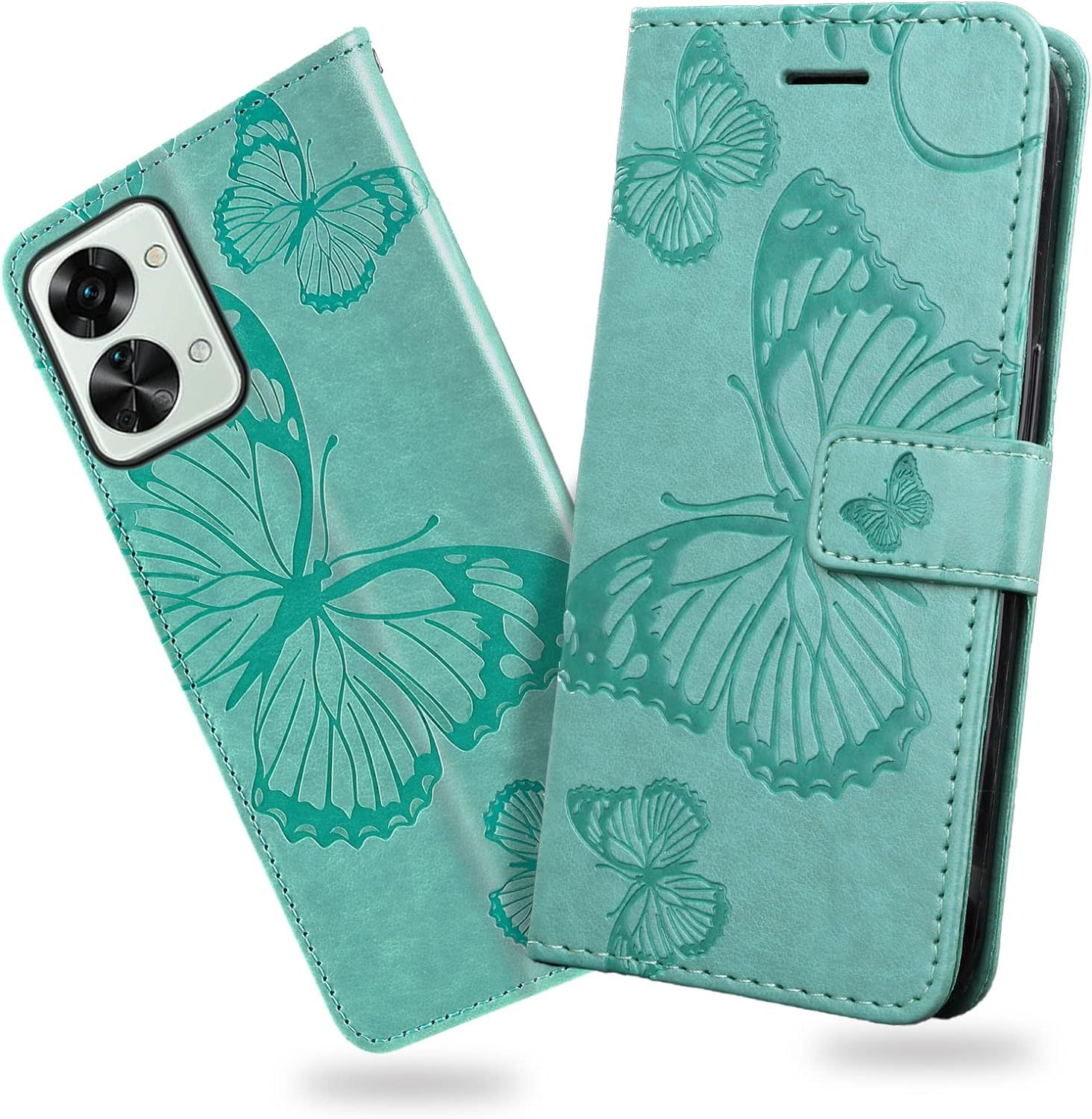 Coque Pour Oneplus Nord 2t 5g, Papillon Imprim Housse En C...