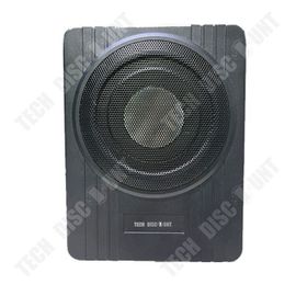 TD® Subwoofer voiture 8 pouces Subwoofer voiture ultra-mince Haut-parleurs voiture en alliage d'aluminium 12V haute puissance