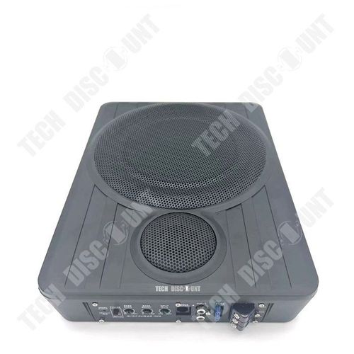 TD® Subwoofer voiture modification audio voiture subwoofer actif 10 pouces 12V haute puissance siège subwoofer voiture