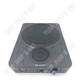 TD® Subwoofer voiture modification audio voiture subwoofer actif 10 pouces 12V haute puissance siège subwoofer voiture
