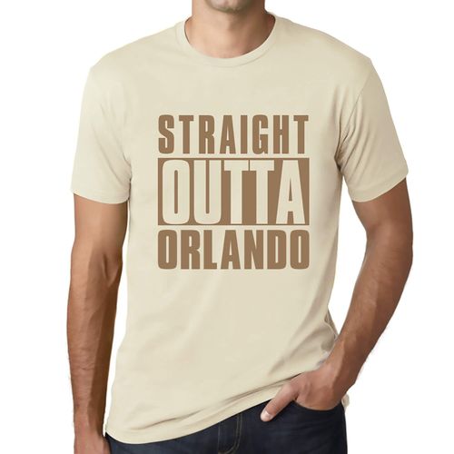 Homme Tee-Shirt Tout Droit Sorti De Orlando - Straight Outta Orlando - T-Shirt Graphique Éco-Responsable Vintage Cadeau Nouveauté