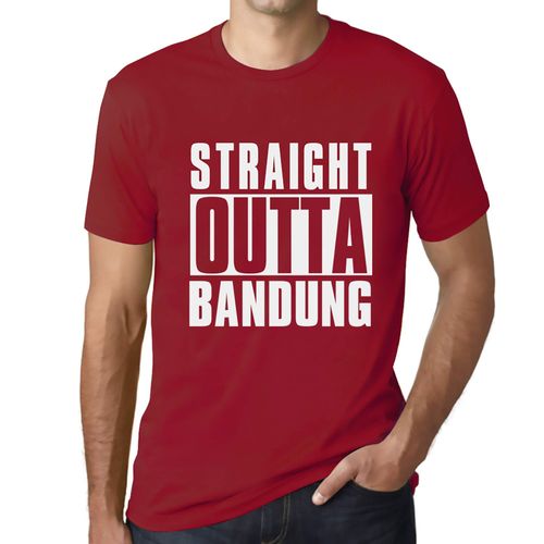 Homme Tee-Shirt Tout Droit Sorti De Bandung - Straight Outta Bandung - T-Shirt Graphique Éco-Responsable Vintage Cadeau Nouveauté