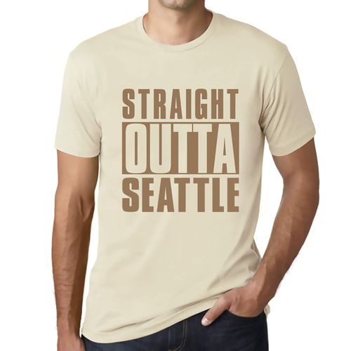 Homme Tee-Shirt Tout Droit Sorti De Seattle - Straight Outta Seattle - T-Shirt Graphique Éco-Responsable Vintage Cadeau Nouveauté
